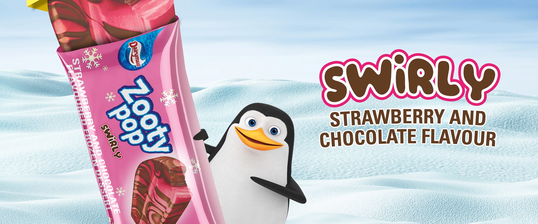 Swirly - Strawberry and Chocolate Flavour